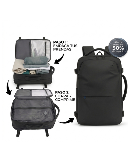 Mochila con sistema de vacío PRO